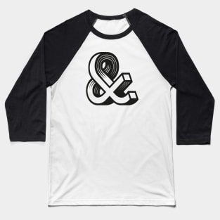 Ampersand Design Baseball T-Shirt